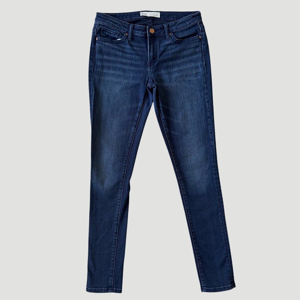 BKE Payton Mid Rise Skinny Jeans Dark Wash 27 Indie Sleek Minimalist Staple